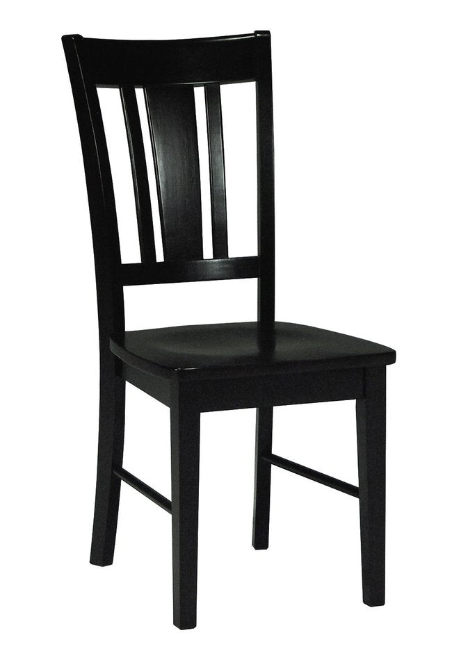 San Remo Dining Chair Black or Pure White