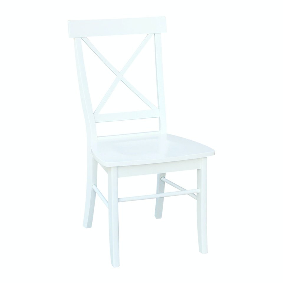 X-back Dining Chair Black or Pure White