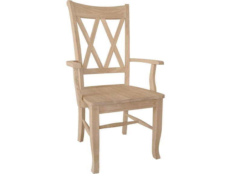 Double X Arm Dining Chair
